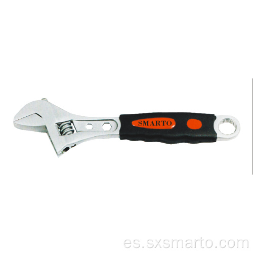 Llave ajustable con agarre de goma